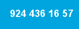 924 436 16 57
